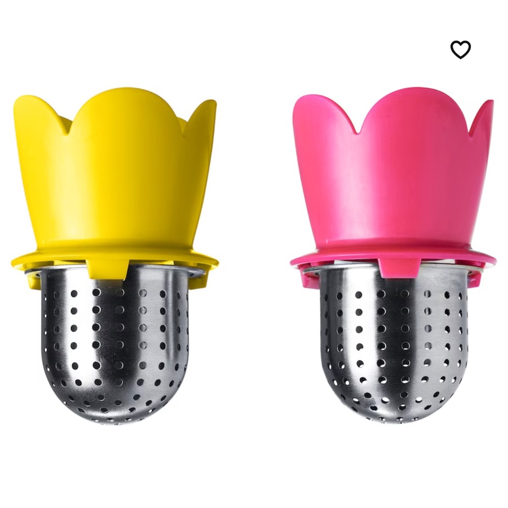 NWT 🩷💛 IKEA Tea Infuser - one pink and one yellow